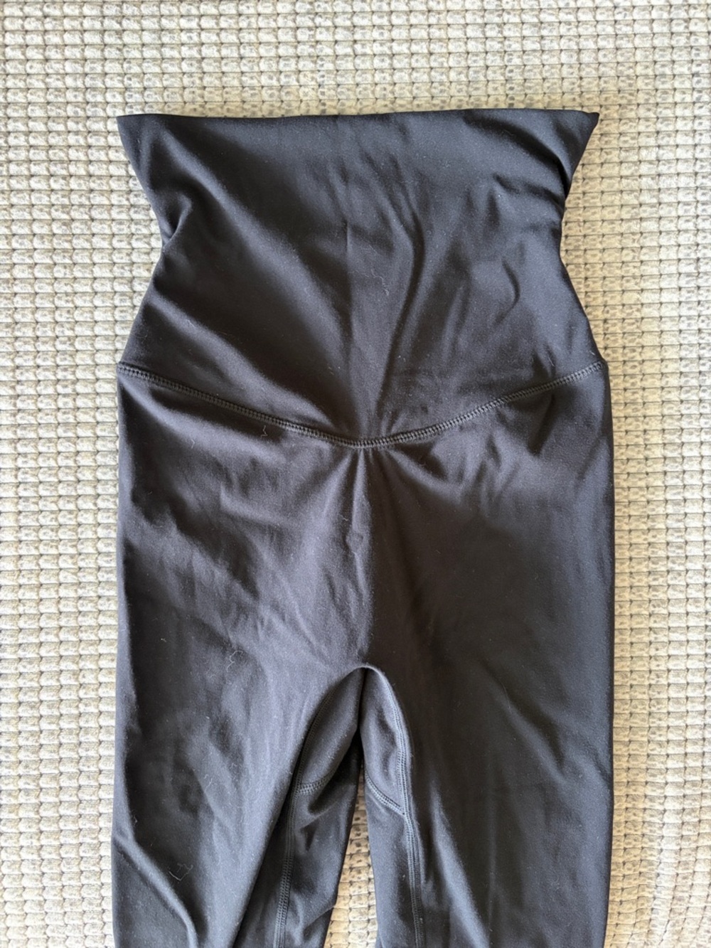 Buff Bunny Black High-Waist maternity leggings